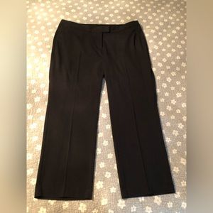 Investments Womens Black & White Polka Dot Slacks Pants Bottoms Plus Sz 18W S
